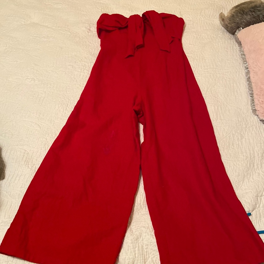 Red romper - Picture 2 of 4